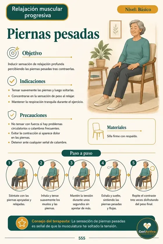 IMAGEN: ficha de relajación progresiva